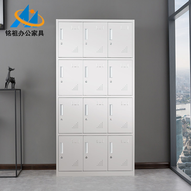 不銹鋼十二門(mén)儲(chǔ)物柜